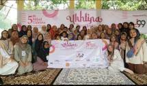 Didukung J99 Corp, komunitas pengajian Ukhtina rayakan 5 tahun dengan gelar pengajian dan berbagi.