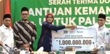 LazisNU Salurkan Bantuan Danone Indonesia Untuk Palestina