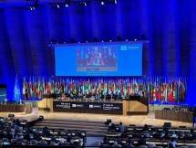 Indonesia terpilih sebagai anggota Dewan International Programme for the Communications Development (IPDC), badan subsider UNESCO pada Komisi Komunikasi dan Informasi untuk periode 2023-2027 dalam Konferensi Umum UNESCO ke-42 di Paris, Prancis pada hari, Kamis (16/11/2023), waktu setempat. (Foto: Setneg RI)