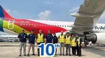 Pelita Air Sambut Kedatangan Armada Ke-10 Airbus A320