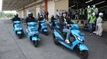 Jasa pengiriman in-house Blibli, BES Paket, menggunakan motor listrik