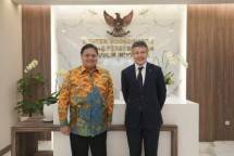 Dubes Uni Eropa Sambangi Menko Airlangga, Bahas Kebijakan Hilirisasi RI hingga IEU-CEPA