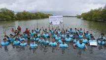 Penanaman 20.800 Pohon Mangrove di Muara Gembong Kabupaten Bekasi, Jawa Barat 