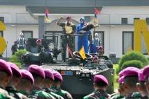 Jaga Netralitas TNI, Pesan Dankormar kepada Prajurit Marinir Surabaya