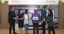 Peluncuran Layanan Ganti Aki Mobil dari Bosch Lewat GrabMart.