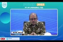 Novel Arsyad Direktur Utama PTPP saat public expose 2023