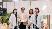Kiri-Kanan: Stephanie Larassati - Kurator, Doti Windajani - Ketua IAI Jakarta, Osrithalita Gabriela - Event Director dan Fauzia Evanindya - Kurator