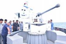 Bakamla RI Uji Fungsi Senjata Meriam 30 MM (foto Humas Bakamla RI) 