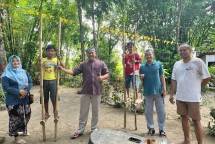 Permainan Egrang di Desa Wisata asal Kabupaten Sleman