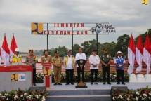 Menteri Basuki Dampingi Presiden Jokowi Resmikan 3 Jembatan Pengganti Callender Hamilton di Banten 