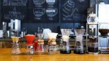 Ilustrasi kedai kopi