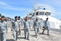 Kepala Bakamla RI Tinjau Kesiapan Unsur dan Personel di Zona Bakamla Tengah (Humas Bakamla RI)