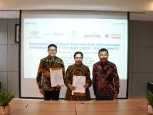 Penandatanganan dilakukan secara langsung oleh Ade Zulfikar selaku Direktur Teknik BRI Insurance