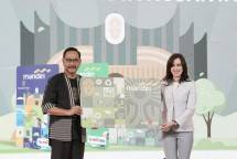 Bank Mandiri bersama dengan Otorita Ibu Kota Nusantara (IKN) mengenalkan kartu uang elektronik atau e-money edisi khusus Nusantara 