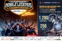 Kick Off! Turnamen Mobile Legends Vaporlax &ndash; Indogamers (IMC) Season I 2024 Diikuti 1.536 Gamers