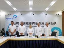 Direksi Pefindo saat RUPSLB