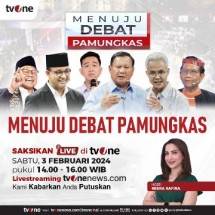 tvOne Jadi Televisi Penyelenggara Debat Kelima Capres 2024 dan Sajikan Program Spesial Terkait Debat Kelima Capres 2024