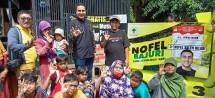 Nofel Saleh Hilabi Naik &ldquo;Bajaj Bajuri&rdquo; Santuni Pemulung di Sanggar Humaniora