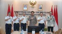 Bahas Lahan di IKN, Kepala Bakamla RI Courtesy Call Menteri ATR/BPN
