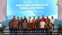 Pesan HUT Ke-34 Perum Jasa Tirta I, Menteri Basuki: Kembangkan Smart Water Management