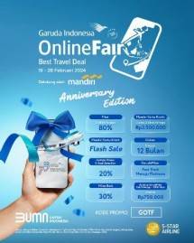 Maskapai GIA Gelar Online Travel Anniversary Edition 2014