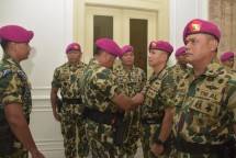 Tiga Jabatan Strategis Korps Marinir Diserahterimakan