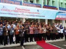 Menteri PPN Resmikan Gedung Pelayanan Terpadu Informasi Geospasial (Foto AMZ)