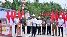 Panglima TNI Dampingi Presiden RI Resmikan Berbagai Fasilitas Pada Rangkaian Kunjungan Kerja Ke IKN 