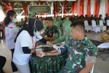 Kodim 1710/Mimika Laksanakan Kegiatan Bhakti Sosial Donor Darah 