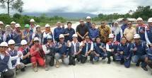 Tinjau Pembangunan Jalan Tol Padang - Sicincin, Menteri BUMNErick Thohir Pastikan Progress Pembangunan Jalan Tol Sesuai Dengan Target