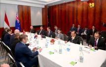 Dampingi Presiden Jokowi dalam Pertemuan Bilateral dengan PM Australia, PM New Zealand dan PM Kamboja, Menteri Basuki Bahas Kerja Sama Infrastruktur