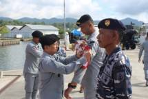 Bakamla RI bersama 1.500 Personel Manuver Lapangan di Ambon (foto Humas Bakamla RI)