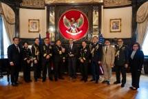 Kepala Bakamla RI Bahas Keamanan Laut Bersama KBRI Washington DC (humas Bakamla RI)