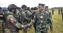 Wadan Kormar Tinjau Latihan Pratugas Prajurit Marinir