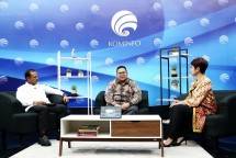 Dialog Forum Merdeka Barat 9 (FMB9) yang mengangkat tema 'Mengawal Rekapitulasi Penghitungan Suara Pemilu', Rabu (13/3).
