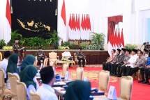 Panglima TNI Hadiri Penyerahan Zakat Tahun 2024 Oleh Presiden RI Joko Widodo Kepada Baznas