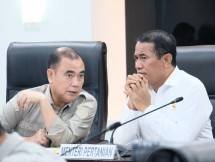 Menteri Pertanian Amran Sulaiman bersama Dirjen Peternakan dan Kesehatan Hewan