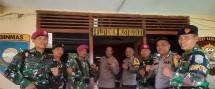 Jalin Sinergitas Yonmarhanlan ll Dengan Polsek Sikakap Mentawai