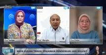 Dialog Forum Merdeka Barat 9 (FMB9) yang mengangkat tema 'Biaya Kuliah Tinggi, Pinjaman Pendidikan Jadi Solusi?', Senin (18/3).