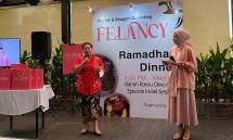Felancy Intimate menggelar acara Ramadan Dinner bersama wartawan dan blogger.