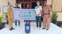 PT Victoria Care Indonesia Tbk (VICI) Salurkan Donasi 500 Liter Cairan Antiseptic Secret Clean Untuk Korban Banjir Semarang