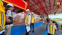 Menteri PUPR Basuki Tinjau Renovasi Stadion Gelora Madura Ratu Pamelingan di Pamekasan