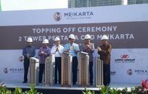 Menko Kemaritiman Luhut Binsar Pandjaitan acara topping off dua menara pertama Meikarta(Foto Ist)