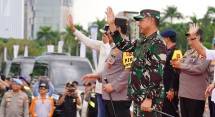 Panglima TNI Hadiri Pelepasan Mudik Gratis Polri Presisi 2024 di Silang Monas