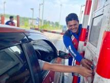 Volume Lalu Lintas Selama Arus Mudik Lebaran 2024 di Jalan Tol Trans Sumatera (JTTS) :