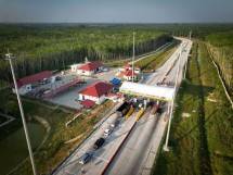 Volume Lalu Lintas Selama Arus Mudik Lebaran 2024 di Jalan Tol Trans Sumatera (JTTS):