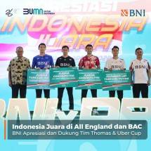 BNI apresiasi Thomas dan Uber Cup