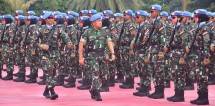 Wadan Kormar Hadiri Upacara Penyambutan Satgas TNI Konga Monusco TA2023