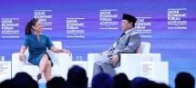 Menhan Prabowo Subianto Bicara di Qatar Economic Forum, Bahas Pembangunan Negara