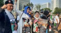 Emak emak aksi palestina
